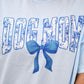 Floral Dog Mom Bow Tee