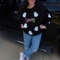 Spooky Sequin Corded Crew