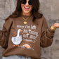 Sorry I'm Late His Timing Not Mine Sweatshirt