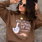 Sorry I'm Late His Timing Not Mine Sweatshirt