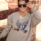Faux Rhinestone Duck Sweatshirt