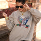 Faux Rhinestone Duck Sweatshirt