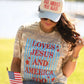 **SALE** RTS Loves Jesus And America Too Camo Tee