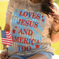 **SALE** RTS Loves Jesus And America Too Camo Tee