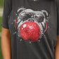 Faux Disco Bubblegum Bulldog Tee