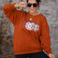 Plaid Floral Pumpkins Sweatshirt