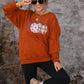 Plaid Floral Pumpkins Sweatshirt