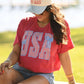 USA Stripes & Bows Tee