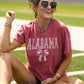 Alabama Gingham Bow Tee