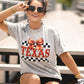 Texas Checkered Bow Tee