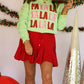 FA LA LA Faux Sequins Sweatshirts/Tee