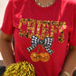 Chiefs Cherries Faux Sequins Tee