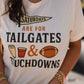 Saturdays Are For Tailgates And Touchdowns Tees