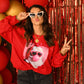 Santa Claus Bubblegum Poster Sweatshirt