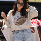 Football Szn Checkered Football Sweatshirt