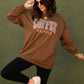 Coffee Weather Leopard Sweatshirt