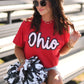 Ohio Distressed Tee