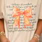 THANKSGIVING BIBLE VERSE BOW TEE