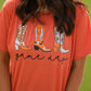Orange Game Day Boots Tee