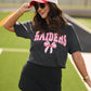 Raiders Gingham Bow Tee