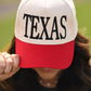 Red And Black Texas Two Tone Hat