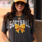 Faux Yarn Bow Softball Tee