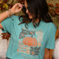GIVE THANKS TO THE LORD PUMPKIN FLORALS TEE