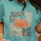 GIVE THANKS TO THE LORD PUMPKIN FLORALS TEE