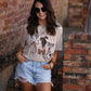 Neutral Bows Tee