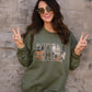 Mama Camo Faux Patch Sweatshirt