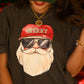 Merry Santa Trucker Hat Tee/Long Sleeve Tee