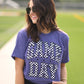 RTS Purple Checkered Game Day Tee