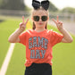*SALE* RTS Orange Checkered Game Day Tee