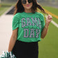 *SALE* RTS Green Checkered Game Day Tee
