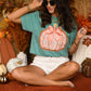 Lace Floral Pumpkin Tee