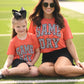 *SALE* RTS Orange Checkered Game Day Tee