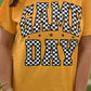 *SALE* RTS Gold Checkered Game Day Tee
