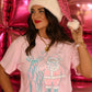 Santa & Reindeer Sketch Tee