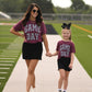 *SALE* RTS Maroon Checkered Game Day Tee