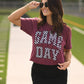 *SALE* RTS Maroon Checkered Game Day Tee