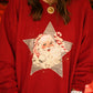 Vintage Santa Star Sweatshirt