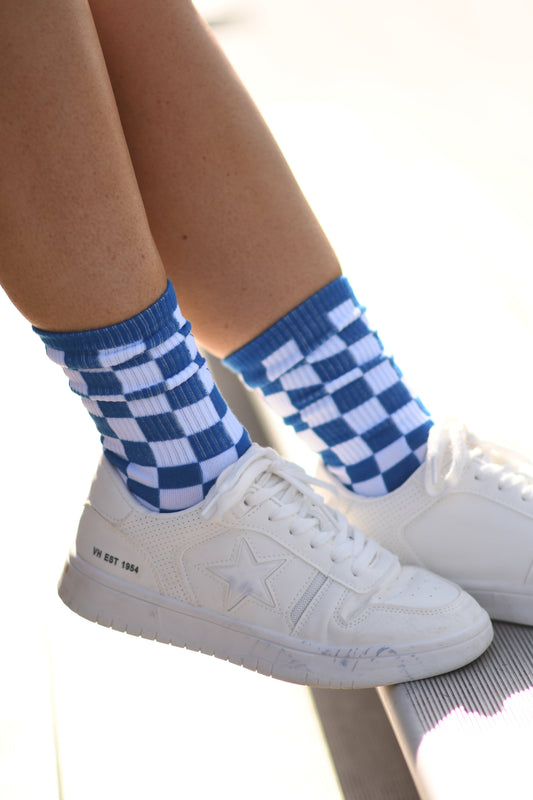 *SALE* *RTS* BLUE GAME DAY SOCKS