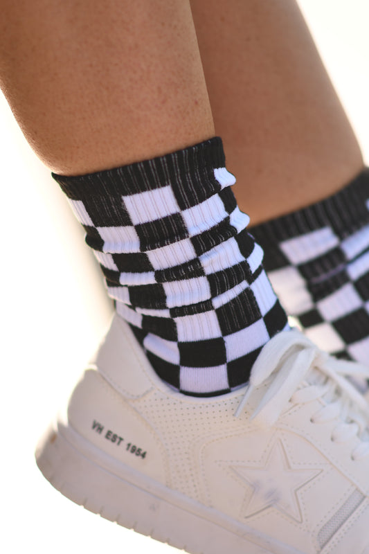 *SALE* *RTS* BLACK GAME DAY SOCKS