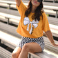 **SALE** RTS Gold Game Day Bow Tee
