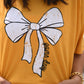 **SALE** RTS Gold Game Day Bow Tee