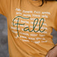 Fall Words Delta Tee