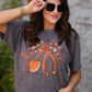 Fall Floral Stethoscope Tee