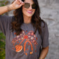 Fall Floral Stethoscope Tee