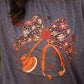 Fall Floral Stethoscope Tee