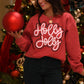 *SALE* RTS Holly Jolly Glitter Sweatshirt